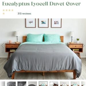Eucalyptus lyocell duvet cover